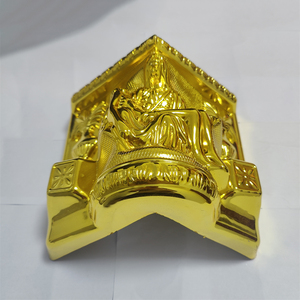 Modelo 9 #   Suministros Funerarios: Juego de Esquinas para Ataúd con Diseño de la Última Cena y Pieta, de Plástico Dorado, Herrajes Decorativos para Ataúd, Venta al por Mayor - Product Image 2