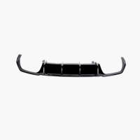 Diffuseur de pare-chocs arrière en ABS noir brillant pour SEAT Leon Cupra ST Estate MK3 5 5F 2017 2019