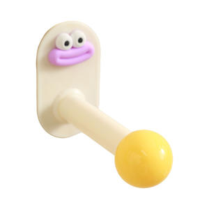 New Telescopic <span class=keywords><strong>Hook</strong></span>, không khoan phòng tắm treo tường khăn móc, phim hoạt hình cửa phía sau quần áo treo giá lưu trữ - Product Image 5