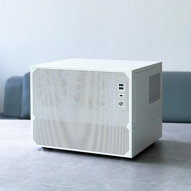 8-Bay 9-Bay NAS Chassis MATX Motherboard ATX Power Supply PC Rack-Mounted AIO Storage Server Enterprise Home Use Mini ITX Form