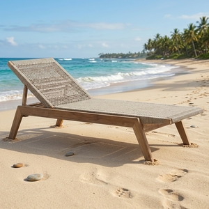 Les chaises longues modernes sont conçues pour le luxe et le confort en plein air, alliant style élégant avec des matériaux durables. - Product Image 2
