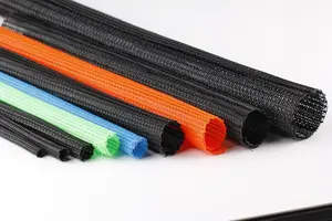 Shevan S7 — câble à fermeture automatique, accessoire coloré PET avec manchon fendue, pour la gestion des câbles