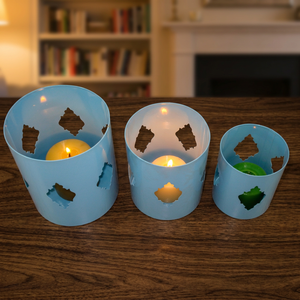 Juego de 3 Portavelas de Hierro - Product Image 2