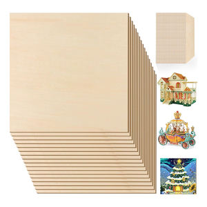 環境にやさしいバスウッドユーカリLVLボード3mm厚さ1年5mmバーチDIYレーザー彫刻工芸用お土産ウッドプレート - Product Image 2