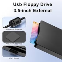 Unidad de Disquete Externa de 3.5 Pulgadas para Computadora, Unidad de Disquete Externa Móvil para Laptop, en Stock