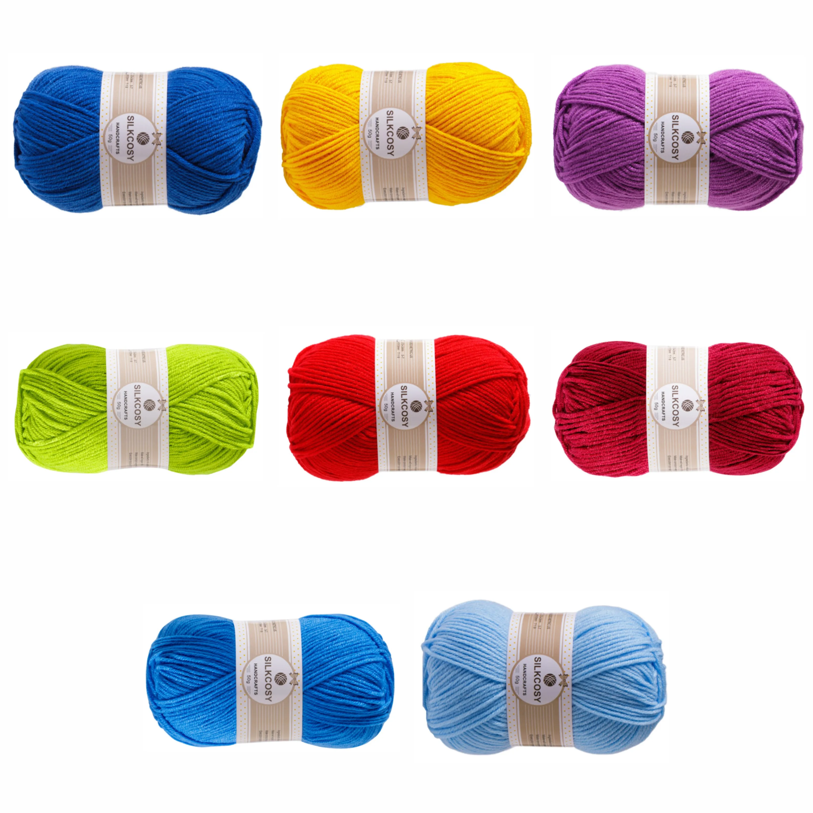 Diy Milk Cotton Yarn 50g Per Ball