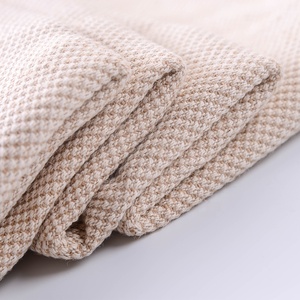 Tela de Tapicería de Poliéster para Sofás, Material Textil para el Hogar, Diseño a Cuadros, Color <span class=keywords><strong>Beige</strong></span>, Textura Dobby, Venta de Fábrica TengHui - Product Image 3
