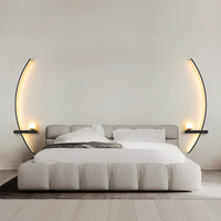 Appliques murales d'intérieur éclairage de la maison décoration Vintage escalier longue applique murale nordique minimaliste lumière lampes à Led pour la maison mur Sconc lumière