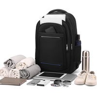 Mochila para Portátil Oxford Impermeable para Hombre, de Gran Capacidad, con Logotipo Personalizado, Múltiples Compartimentos, Informal, para Estudiantes