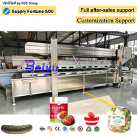 Machine de pasteurisation automatique de confiture Baiyu pour l'usine de production de sauce aux fruits avec système de traitement continu