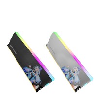Disipador de Calor para RAM de Escritorio con Iluminación ARGB Sincronizada y Cubierta Decorativa DIY Estilo Chaleco para Refrigeración y Estética
