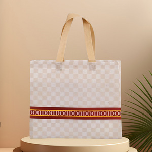 Vliesstoff-Falttasche mit Individuell Bedrucktem Logo Tragbare Geschenk-Einkaufstasche mit Anpassbarem Griff - Product Image 5