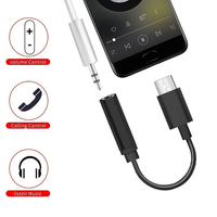 Câble adaptateur de convertisseur audio DAC USB Type C vers prise casque 3.5mm haute compatibilité pour Goole Pixel