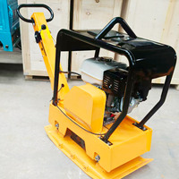 Pompe vibrante portative robuste à moteur essence 30KN de force, 5,5 CV de puissance pour le compactage de routes, de sols et d'asphalte, réversible