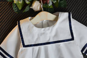 Camisetas de Verano para Niñas, Estilo Marinero, Color Sólido, Holgadas, al por Mayor - Product Image 6