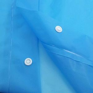 Customized Logo Printed Eco Friendly Biodegradable Windproof Breathable Fashionable Disposable EVA Waterproof <b>Raincoat</b> for - Product Image 4