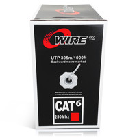 Câble réseau LAN Cat6 UTP 22 AWG, 4 paires, 23 AWG LHZS U/UTP, UTP FTP, 305 m, Cat6, Cat 6