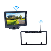 5 pouces Moniteur Système de Stationnement 2.4G sans fil caméra de recul caméra de recul sans fil pour voiture