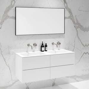 Vermonhouzz liquidación 48 pulgadas cuarto de baño vanidad doble lavabo importación de China - Product Image 5