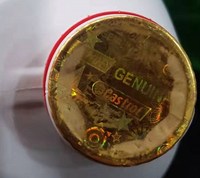 Joint d'étanchéité imprimé de bonne qualité, type « Lift and Pull », pour la fermeture des contenants d'huile Total Elf Mobil PE 1L 4L, fabriqué en Chine