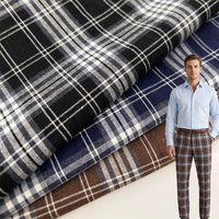Série Plaid – Tissu 100 % Coton Teint en Fil à Motif Tartan 156 GSM pour Costumes Sur Mesure, Pantalons, Draps de Luxe et Articles de Maison