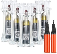1000 protège-bouteilles de vin, sacs de voyage gonflables réutilisables pour le transport du vin, sacs à colonnes d'air gonflables avec 2 pompes manuelles