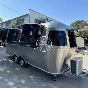 Concession de camion de restauration rapide OEM Pizza remorque conteneur cuisine mobile Burger van traiteur remorque alimentaire avec barbecue - Product Image 4