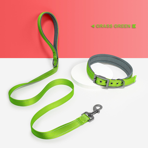 Fabricante al por mayor <span class=keywords><strong>12</strong></span> colores collares reflectantes para mascotas <span class=keywords><strong>collar</strong></span> de perro acolchado de neopreno ancho con hebilla de cinturón de metal duradero - Product Image 4