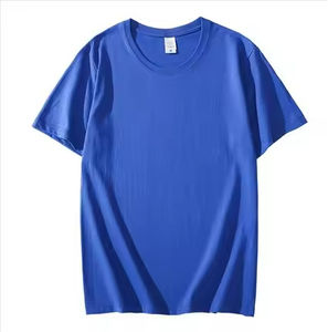 Camiseta de Verano Personalizada de 220 g/m², Cuello Alto, Manga Corta, Corte Regular, Transpirable, para Hombre, 100% Algodón, Tejido de Punto - Product Image 3