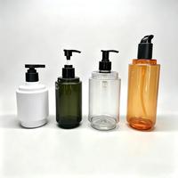 Bouteille cosmétique vide en PET de 300 ml et 500 ml avec pompe, bouteille en plastique pour shampoing et lotion corporelle avec pompe à lotion