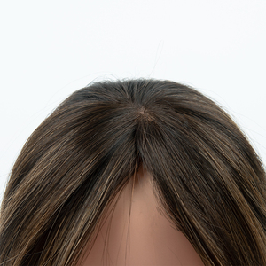 Extensiones de Cabello Humano con Flequillo de Color Rubio Personalizado de 5x3 Pulgadas para Mujeres Bonitas, con Clip - Product Image 5