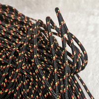 Hops Polyester Runde Kordel mit Schwarzen Roten Grünen Punkten Vielseitige Kordeln 5mm Polyesterkordel für Bekleidungszubehör