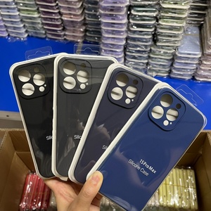 เคสโทรศัพท์ซิลิโคนเหลวกันกระแทกสำหรับ iPhone 16E 15 14 11 12 13 16 17 Air Pro Max - Product Image 3