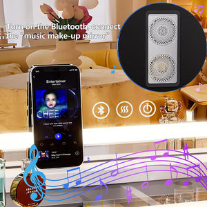 กระจกอัจฉริยะทรงสี่เหลี่ยมผืนผ้าสำหรับร้านตัดผมสมัยใหม่ พร้อมไฟ LED ป้องกันฝ้า ปรับแต่งขนาดได้ ออกแบบกราฟิกได้ เชื่อมต่อ Bluetooth/Wi-<span class=keywords><strong>Fi</strong></span> รองรับ 3D - Product Image 2