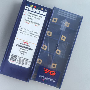 Insertos Cuadrados de Carburo CCMT060204-UG-YG3030 YG-1s con Recubrimiento CVD/PVD HRC45, Herramientas de Torneado y Fresado, 100% Carburo de Tungsteno Original - Product Image 2