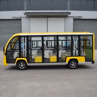 Navette de voiture de tourisme électrique fermée de 14 places