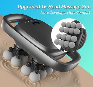 Rechargeable Six-<b>Head</b> Fascia Gun High-Power Multi-<b>Head</b> <b>Massager</b> Body ABS Material Brush Motor Timing Control Cross-Border Gift - Product Image 3