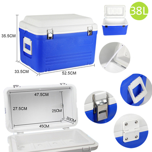 Glacière isotherme EPS 38L en gros pour vaccins, bière, aliments, pêche, barbecue, glacière à glace - Product Image 5