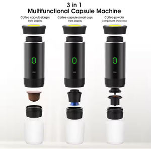 Machine à café portable à prix compétitif, mini 15 bars, pour voiture, bureau, fonction de chauffage, 12V, machine à café à capsules expresso - Product Image 2