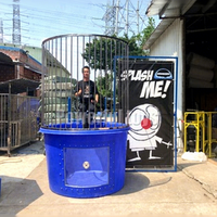Arrière-cour Carnaval Jeux Splash Dunk Réservoir Fabricant Stand Location D'eau Dunk Réservoir Pour Vente