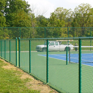 Hàng rào liên kết chuỗi kim loại hiện đại với lưới sắt kim cương mạ kẽm Thông số kỹ thuật tùy chỉnh cho hàng rào liên kết chuỗi và cổng - Product Image 5