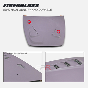 Capó de Fibra de Vidrio Sin Pintar para Honda S2000 Js Racing - Product Image 3