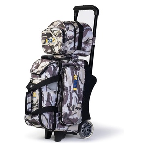 Sacs de bowling Brunswick à roulettes avec un compartiment à chaussures séparé, une poignée amovible et une poche pour accessoires de très grande capacité - Product Image 3