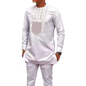 <span class=keywords><strong>Traje</strong></span> de Manga Larga de Moda Masculina Africana para Comercio Exterior Transfronterizo, Estilo Europeo y Americano, para Plataformas Independientes de AliExpress - Product Image 1