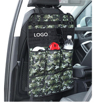 Organisateur de siège arrière de voiture en tissu Oxford, grande capacité, multi-poches, sac de rangement pour outils, pochette suspendue pour SUV, camion, garage, OEM