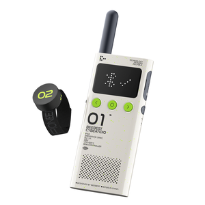 Radio Walkie Talkie BEEBEST A101OS Lito, Banda Opcional <span class=keywords><strong>PMR</strong></span>/FRS/UHF, Programación Bluetooth, Radio Portátil Ultrafino con PTT de Dedo - Product Image 1