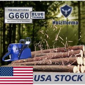 เลื่อยโซ่ยนต์เบนซิน 92CC บลูธันเดอร์ G660 MS660 066  แบบไม่มีบาร์นำโซ่และโซ่ พร้อมด้ามจับแบบปกติ - Product Image 1