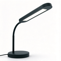 Lampe de lecture LED à panneau long, lampe de bureau à variateur tactile avec fonction veilleuse