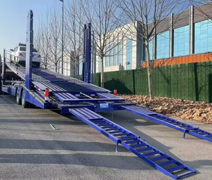 Semi-remorque porte-voitures à 3 essieux, capacité de transport de 6 à 10 unités, charge utile de 60 000 kg, style européen - Product Image 6