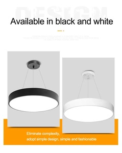 โคมไฟระย้าทรงกลมสีดำสีขาวแบบแขวนโคมไฟระย้าสไตล์ทันสมัยโคมไฟระย้าสไตล์นอร์ดิก - Product Image 2